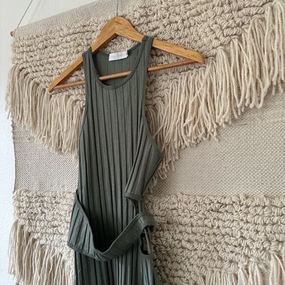 Jonathan Simkhai Standard Kaya Cutout Jersey Midi Dress - Picture 2 of 6